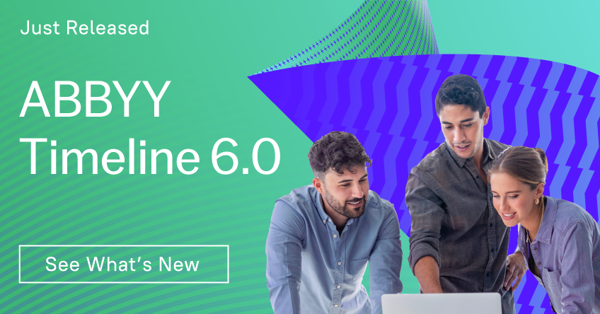 ABBYY Timeline - Process Mining Software Comparison